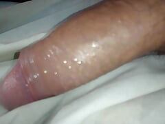 Young Colombian porn with a big penis masturbates for a lot of milk