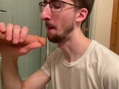 Male, anal, gay cumshot