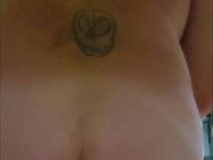 POINT OF VIEW ass have fun with thick fake penis