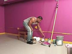 Hot bodybuilder shows off his muscles and face and then jerks off