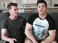 Collin could barely handle London's long cock!
