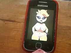 My first cum tribute on Toy Chica