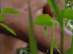 Daddy breeding a guy in a park