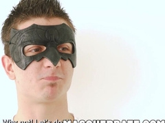 Fit hunk Ryan is at auditions where he is wanking it hard