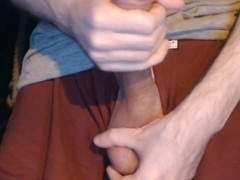 Month-long abstinence ends in explosive climax! Massive juicy explosion of jizz