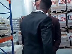 Executives Fucking in Company Warehouse.