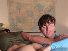 Stepbro made me shoot BUCKETS OF JIZM