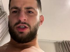 VERBAL ALPHA SHOW OFF NAKED COCK AND HAIRY BALLS