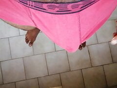 Sexy boy showing his underware, removing touching his cock