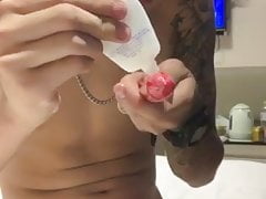Handsome Chinese guy handjob 2