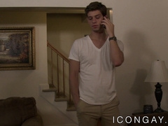 Naughty gay makes anal love with boyfriends beefy father