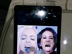 Liv Morgan and Bayley Cumshot Tribute WWE