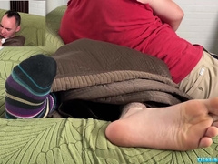 Spiritmonkey Titters While Matt Luvs Kittling His Soles