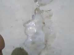 Hard dick  full of cum