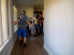 Tattooed Grizzly Blows His Flow On Fur Covered Jock - NextDoorBuddies