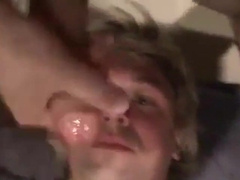 Fucking the twink's mouth and cumming on his face 15