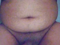 Chubby cumshot