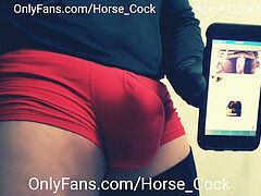 Big white cock cums hard in POV with massive cumshot