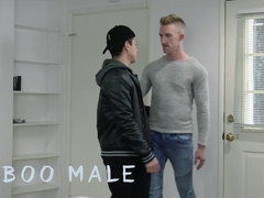 Latino Super-Fucking-Hot Man (Aaron Blonco) Took His Pound Mate (Nick Fitt) At His Office - Taboomale