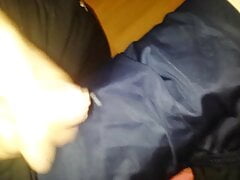 I wank my dick and cum