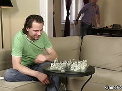 Hetero dude involved into gay game