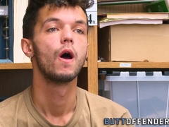 Barebacked thief finishes off