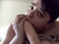 sensitized dirty baby face jaws stretching