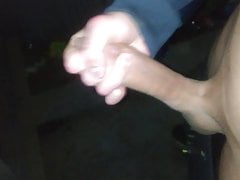 jerking off under a railway bridge