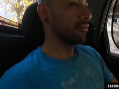 Milo Star gives his tight butt freely to his horny driver Crixxx Nie
