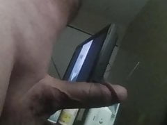 Slapping my hard cock