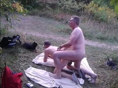 Bareback Gay Couple's Adventure at Birkensee Lake7777