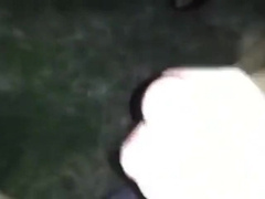 HandJob Fun Outside: Amateur Man Cums Hard!