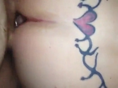 Cute CD natural anal fuck in POV 3