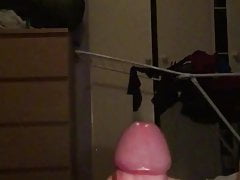 Huge cum shot in slow motion