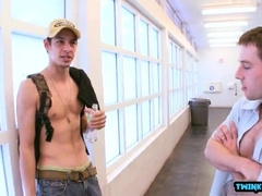 Hot Lads take turns on Popshot in wild anal action