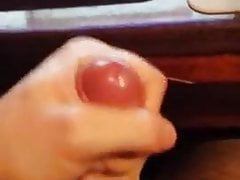 Cumshot after intensive handjob