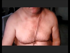 hot argentinian grandpa wanking and cumming