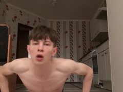 Evening Exercise with Uber-Sexy TEENAGE BOY/ Imperious / Bare Gymnastics / CHIEF