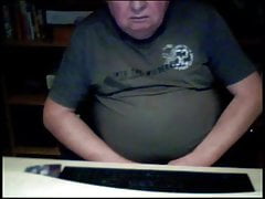 grandpa stroke on webcam