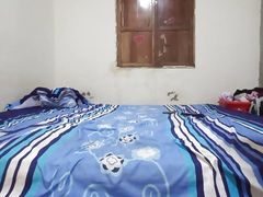 Latino boy with a black cock masturbates in his room