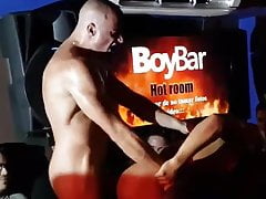 Gogoboys fucking and showering in a bar
