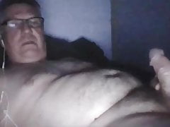Daddy cums on cam