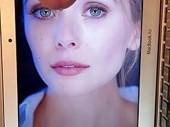 Elizabeth Olsen Facial Cum Tribute