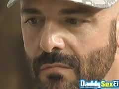 Inked daddy Rocco Steele doggystyle fucking handsome hunk