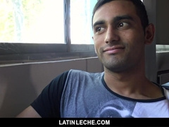 LatinLeche - Timid Latin straight guy barebacked on camera for money