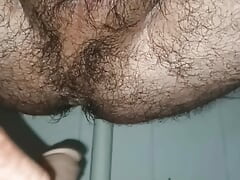 Indian middle age gay man using dildo for his satisfaction