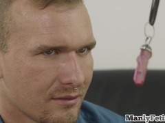 MANLY FETISH - BF cock sucking hunk in interracial mind control duo