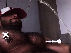 Hairy Hunk Pig - Pumped Nipples and  Piss
