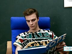 Horny College Boy Lucas Fills His Hole With  A Toy!