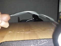 Big cumshot spray + Slow mo